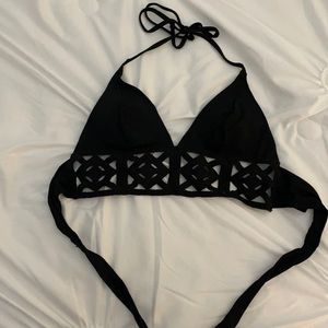 H&M black bikini top